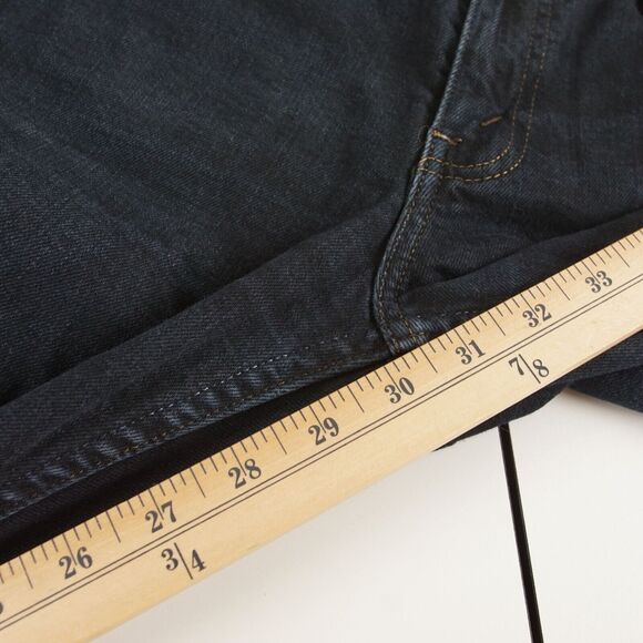 Levis LVC Orange Tab 606 Super Slim Dark Wash Raw Hem Jeans Sz 26 - Picture 7 of 13